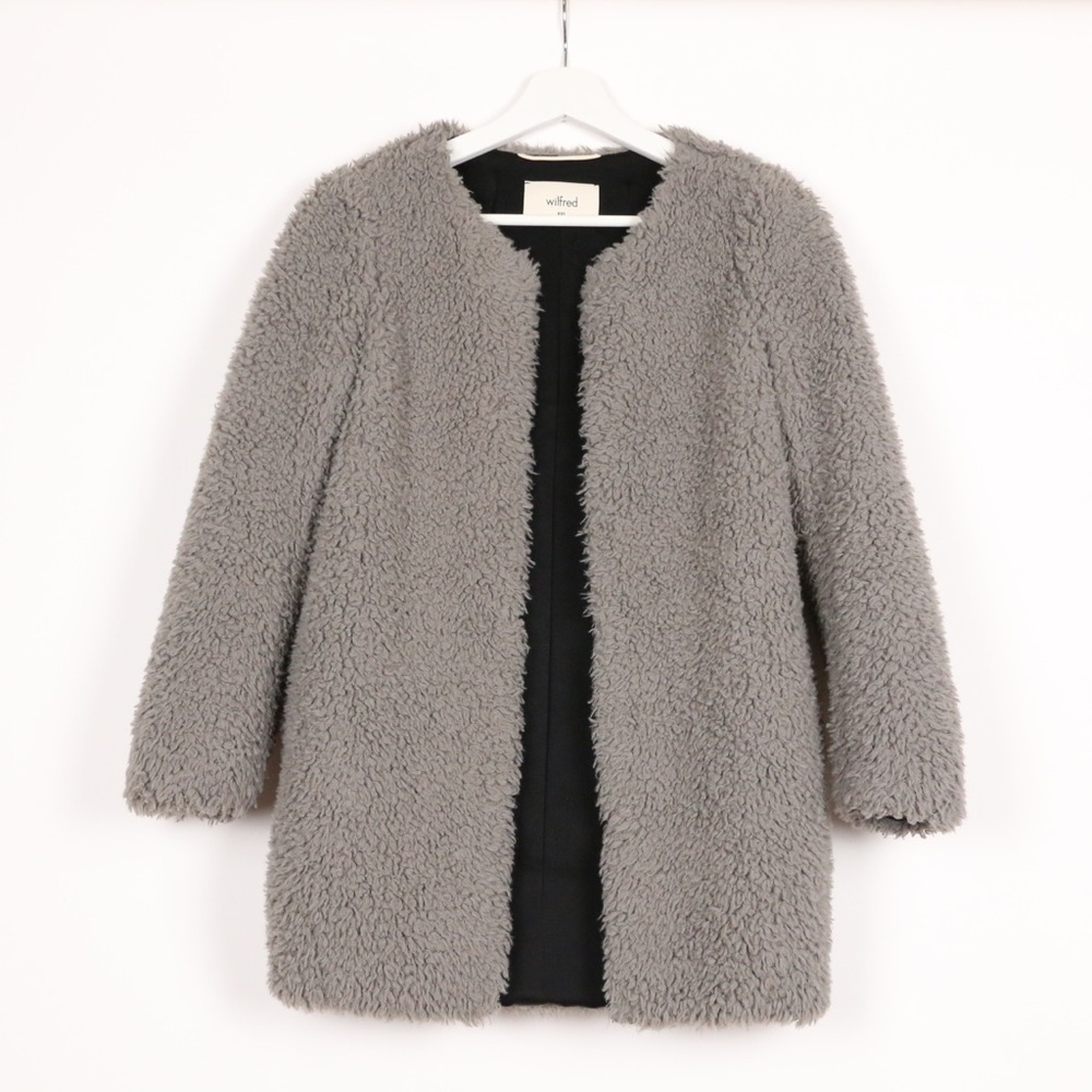 Aritzia Wilfred Laboratoire Sherpa Coat